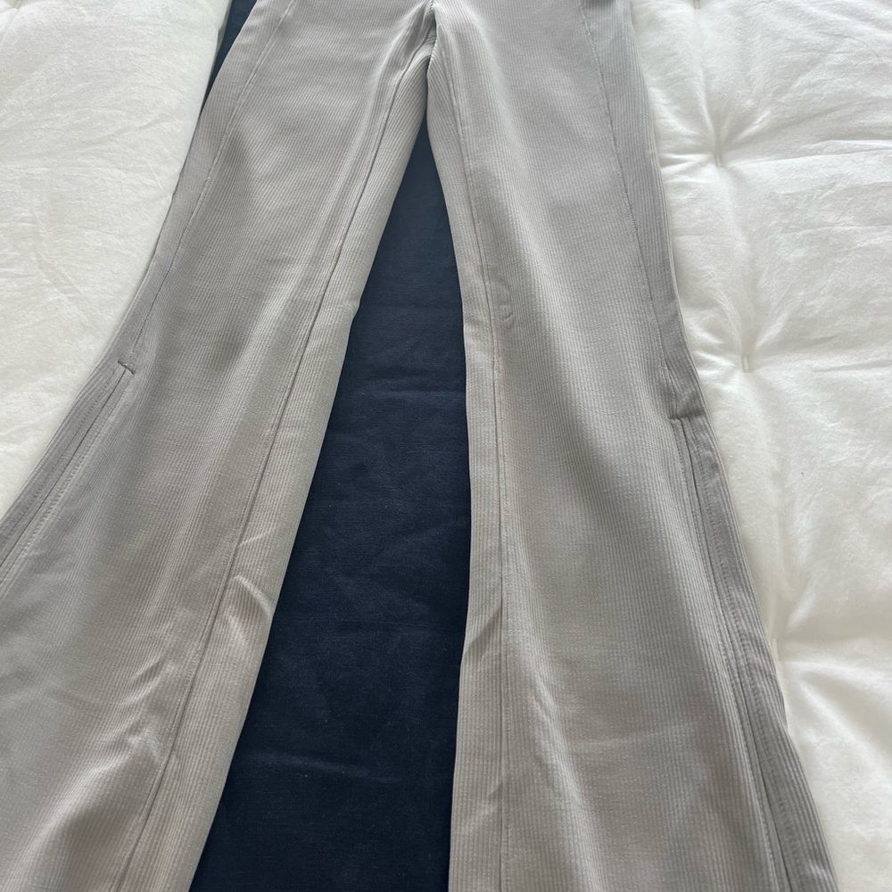 Lululemon Brushed Softstreme Zipped Flare Pants - Picture 3 of 4